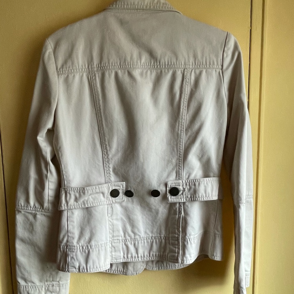 Twill Twenty Two ivory twill utility jacket blazer casual cool - Picture 9 of 11